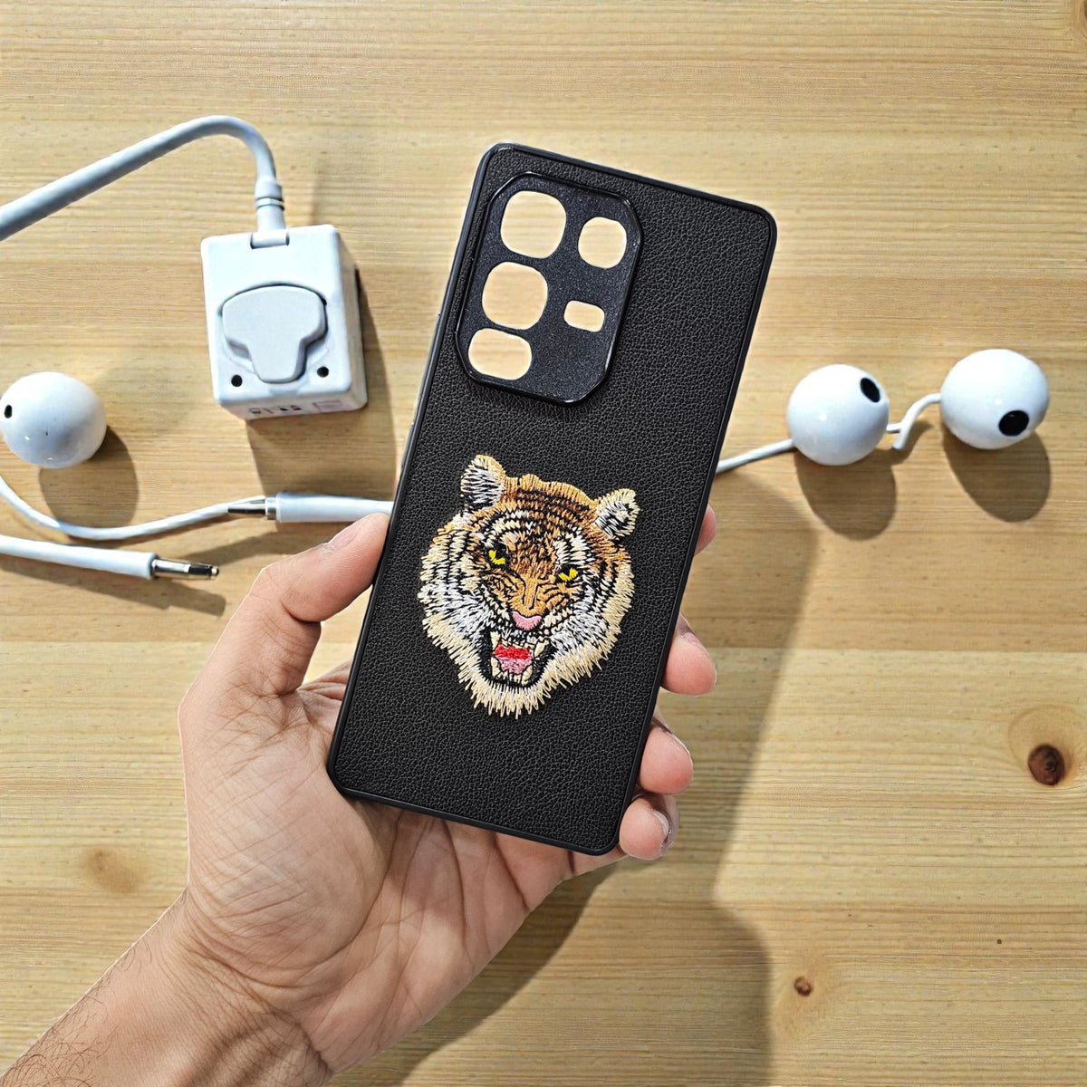 Infinix Note 50S 5g Premium Polo Santa Barbara Leather Back Case Cover - Tiger