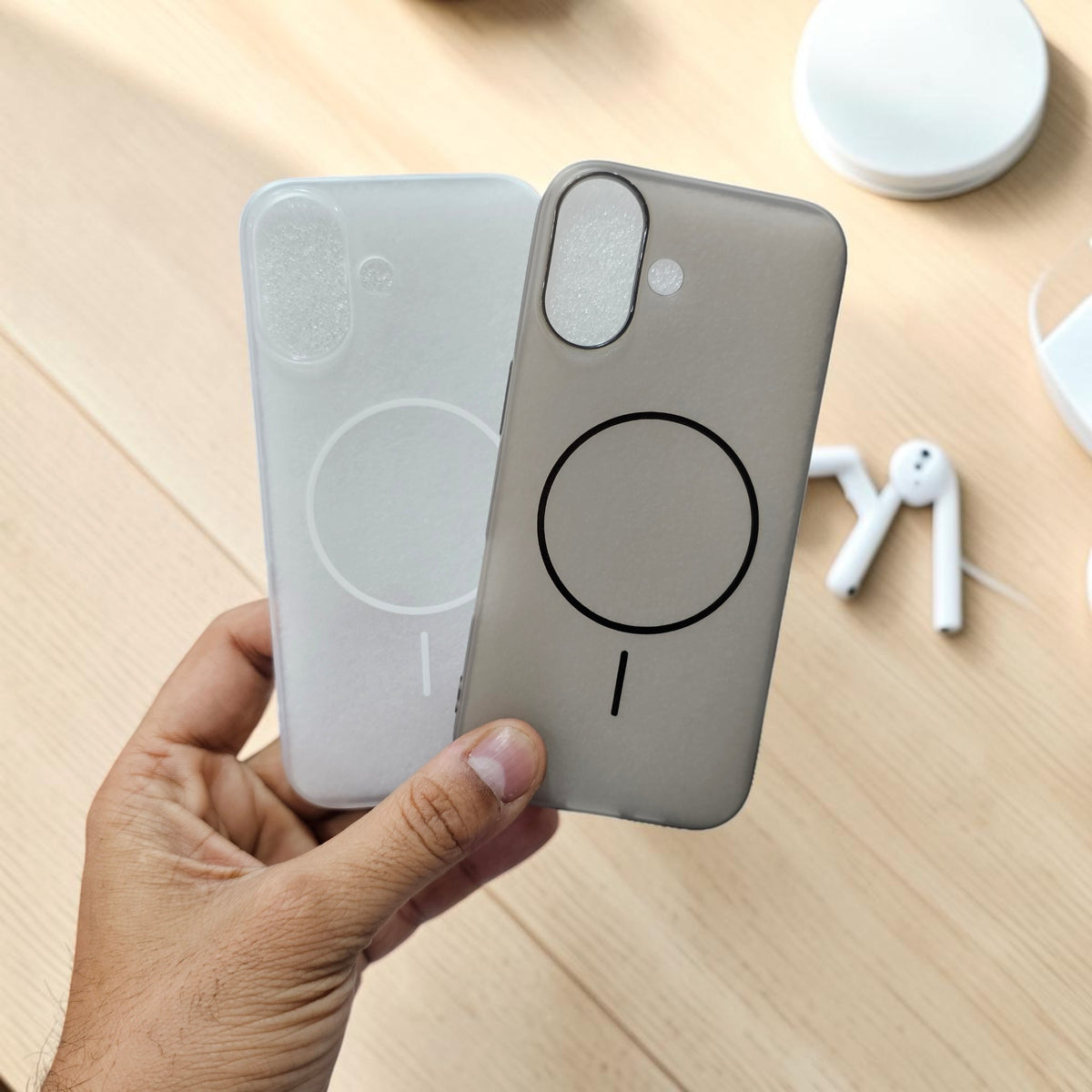 (Combo Pack) iPhone 17 5g Premium Magsafe Printed Soft Tpu Back Case Cover