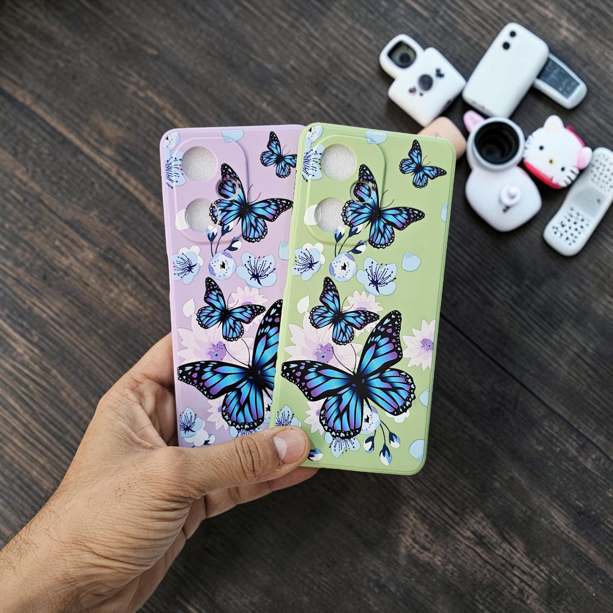 (Pack Of 2)OnePlus Nord Ce 3 Lite 5g Premium Flower Printed Girlish Back Case Cover - combo 2