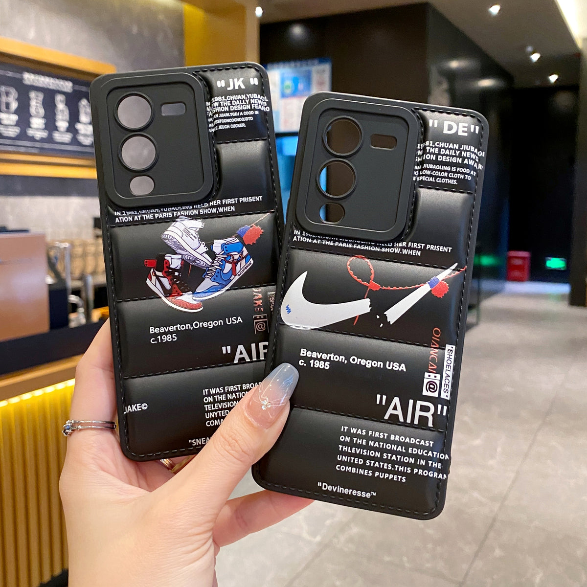 Vivo V25 Pro 5g Matte Soft Puff Jacket Case - Combo 1