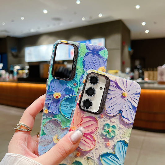 Samsung S24 5G 3D Hot Trending Rhinestone Flowers case - Pattern 5