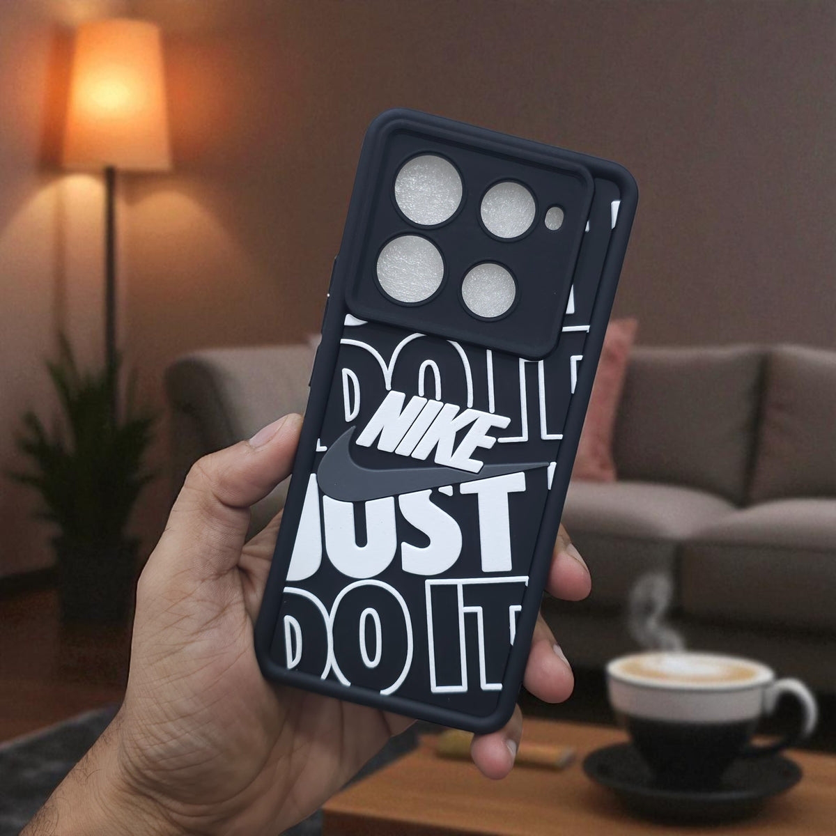 Infinix Note 40/ Note 40 Pro 5G Nike Soft Silicone Cute 3D Cartoon Back Cover Case - Nike 1