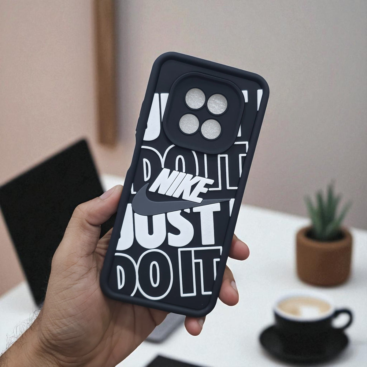 Realme C63 5G Nike Soft Silicone Cute 3D Cartoon Back Cover Case - Nike 1