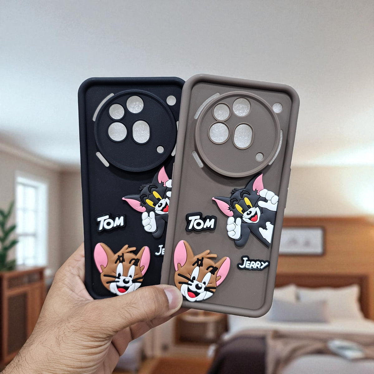 (Pack of 2)Nothing Phone 3a Pro 5G Soft Silicone tom & jerry Back Cover Case - Combo 2