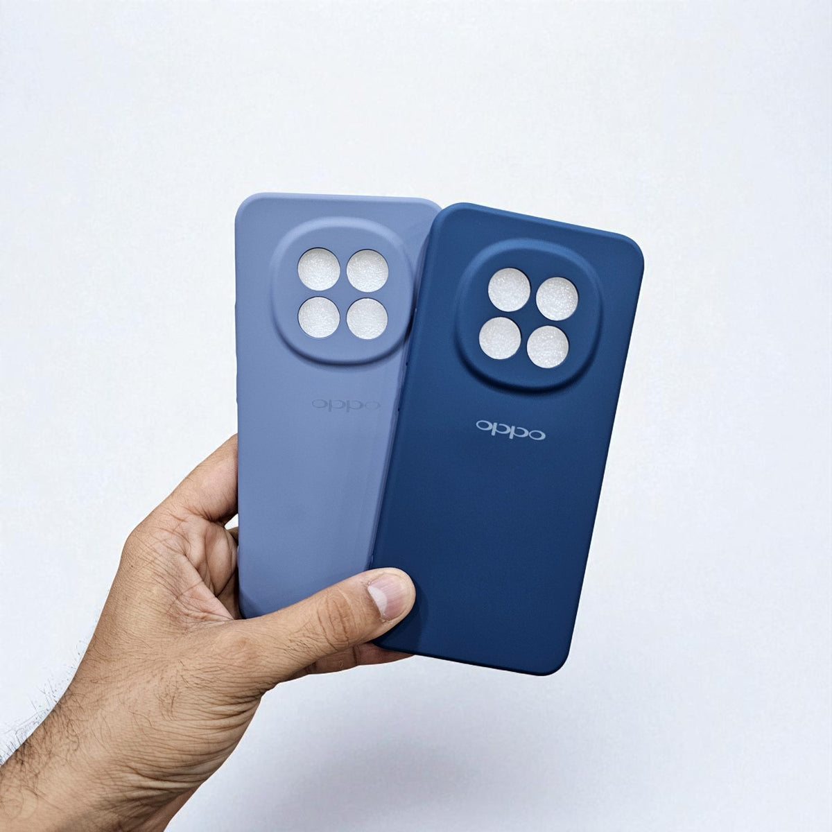 (Pack of 2) Silicone Case Cover for Oppo F29 Pro 5G - Combo 3