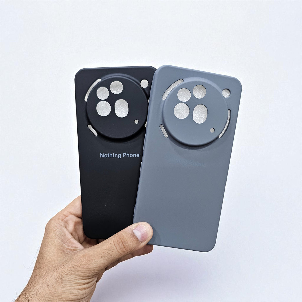 (Pack of 2) Silicone Case Cover for Nothing Phone 3A Pro 5G - Combo 4