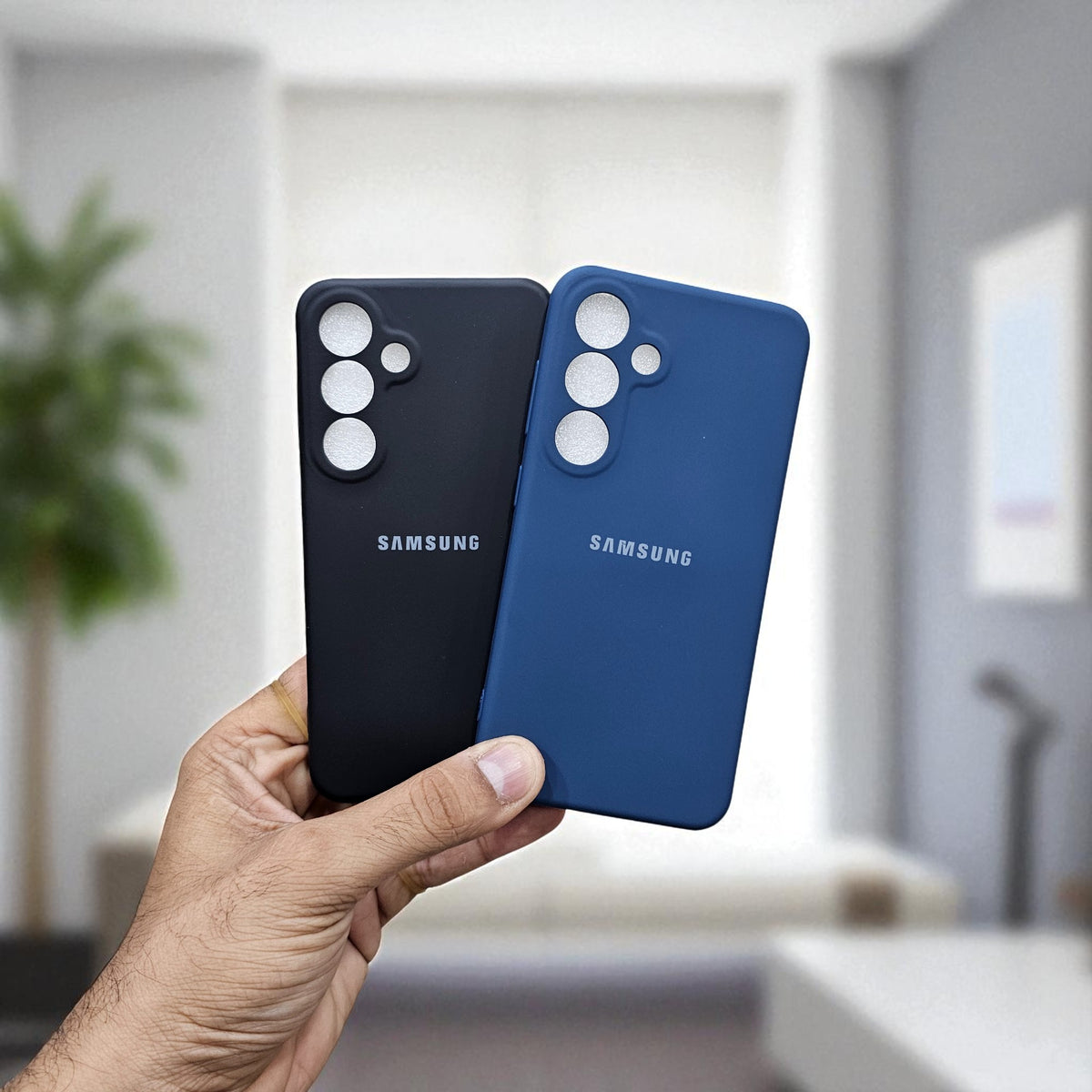 (Pack of 2) Silicone Case Cover for Samsung S24 5G - Combo 4