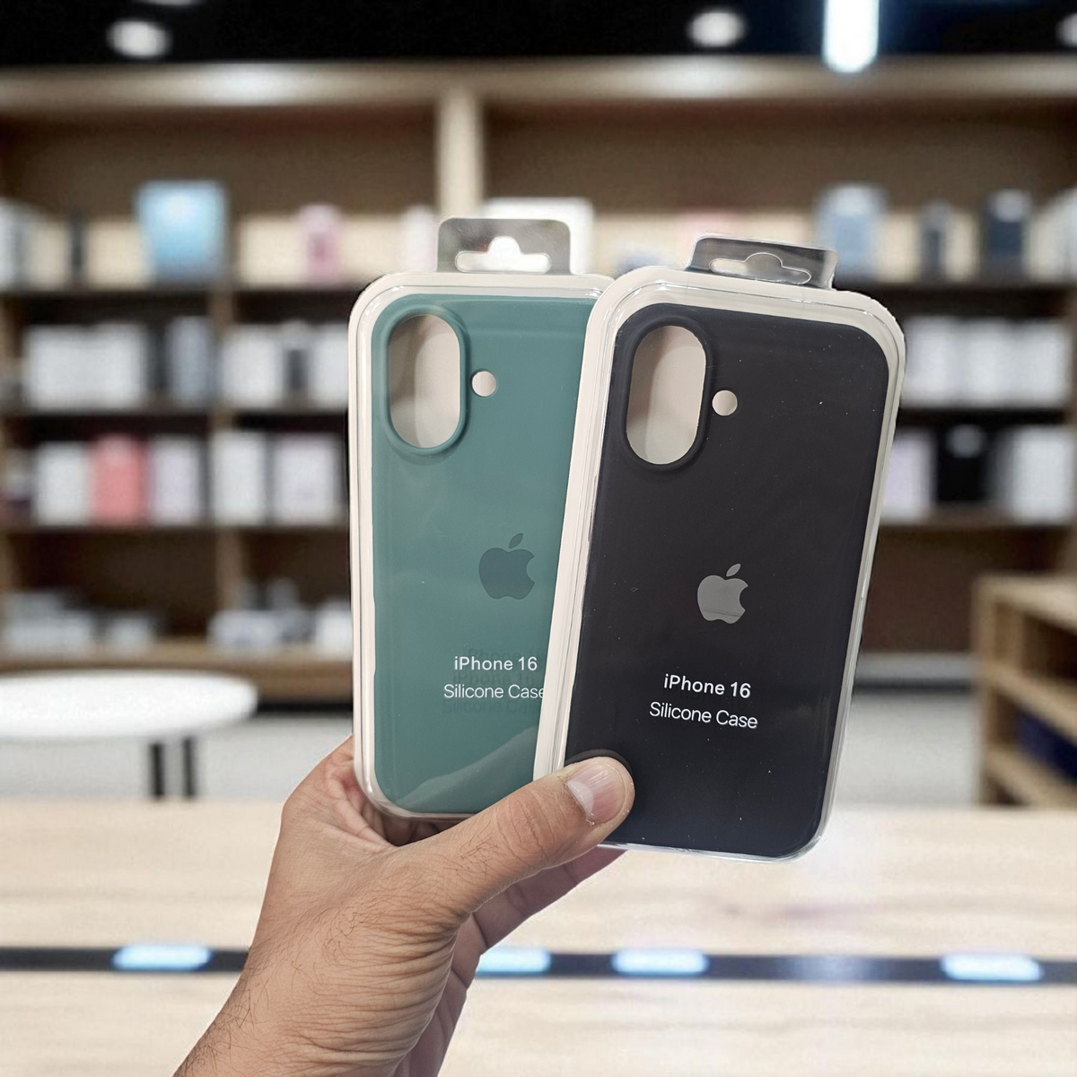 (Pack of 2) Silicone Case Cover for Apple iPhone 16 5G - Combo 2