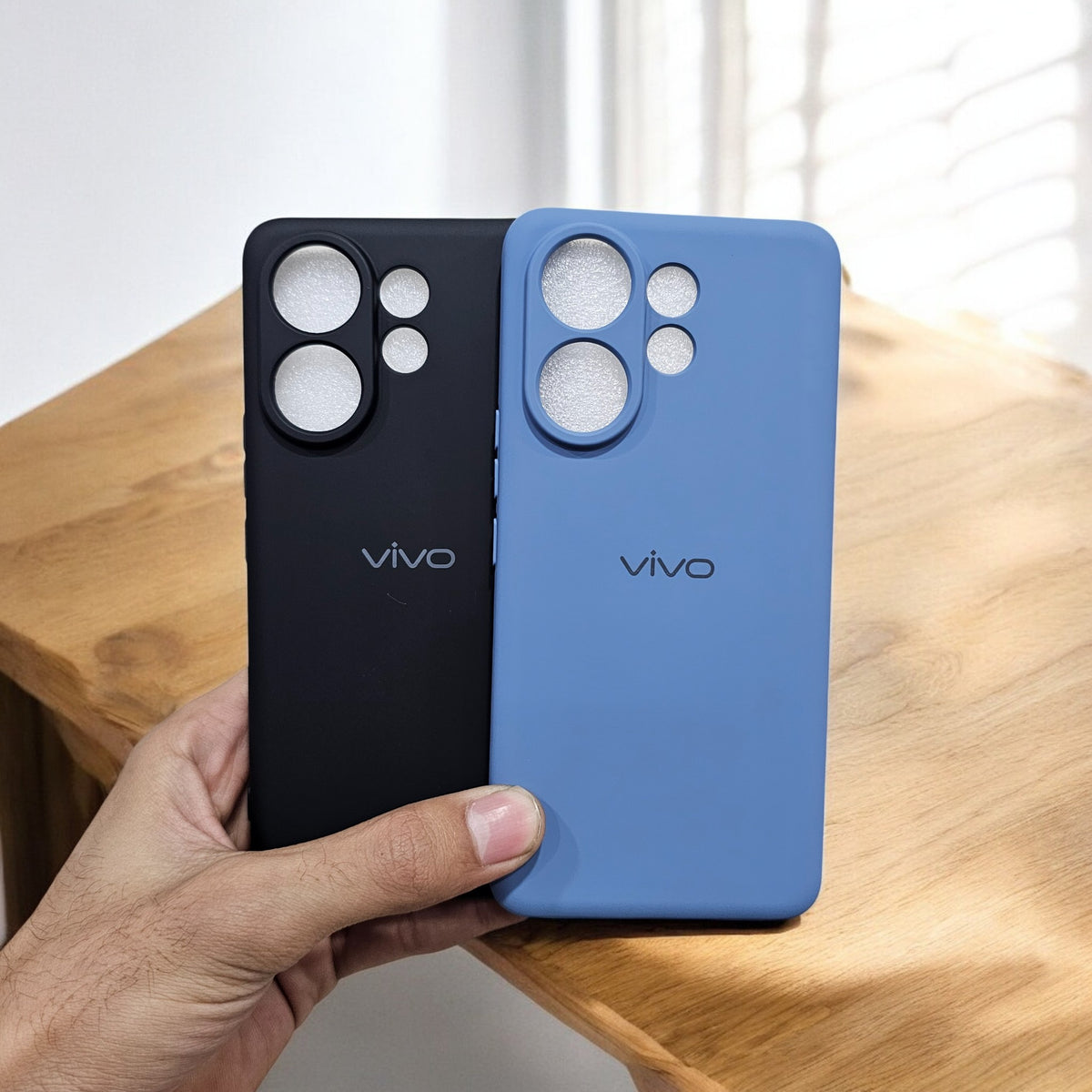 (Pack of 2) Vivo V60/V60e/T4 Pro 5G Silicone Case Cover - Pattern 3