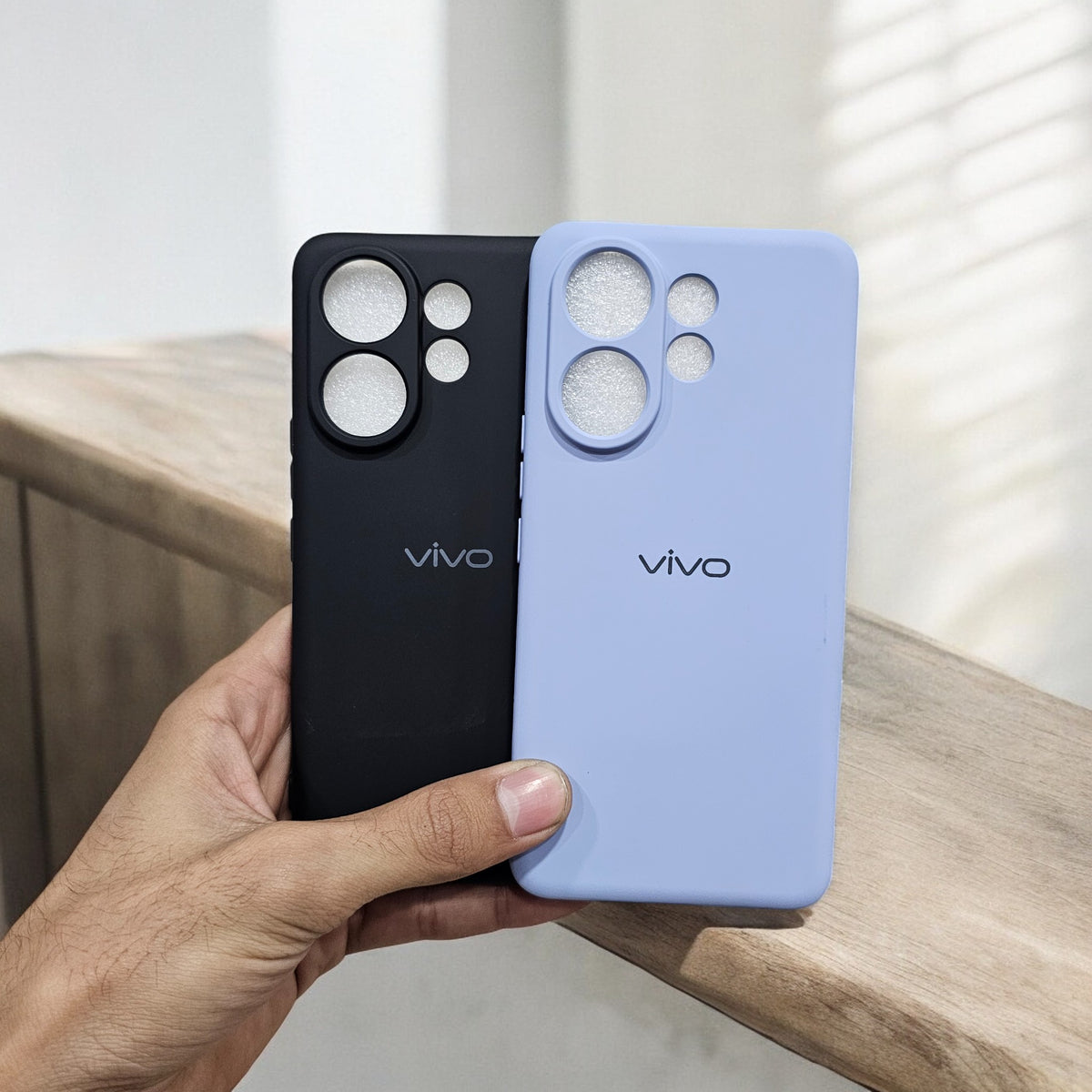 (Pack of 2) Vivo V60/V60e/T4 Pro 5g Silicone Case Cover - Pattern 4