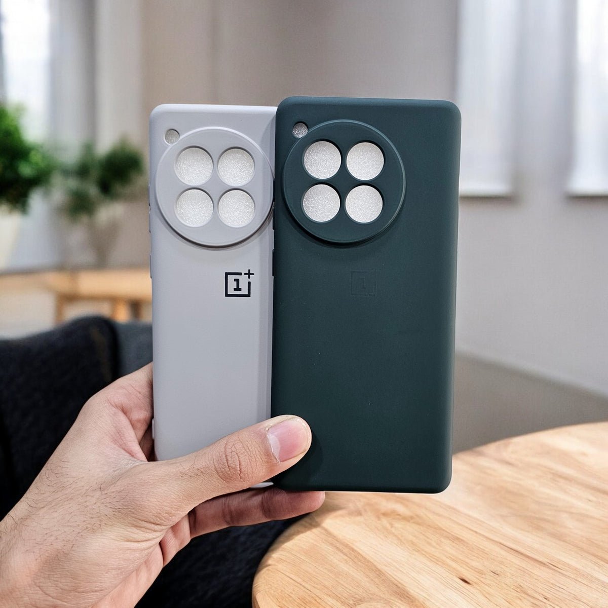 (Pack of 2) OnePlus 12R 5G Silicone Case Cover - Combo 5