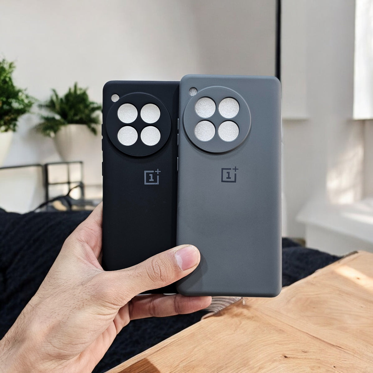 (Pack of 2) OnePlus 12R 5G Silicone Case Cover - Combo 4
