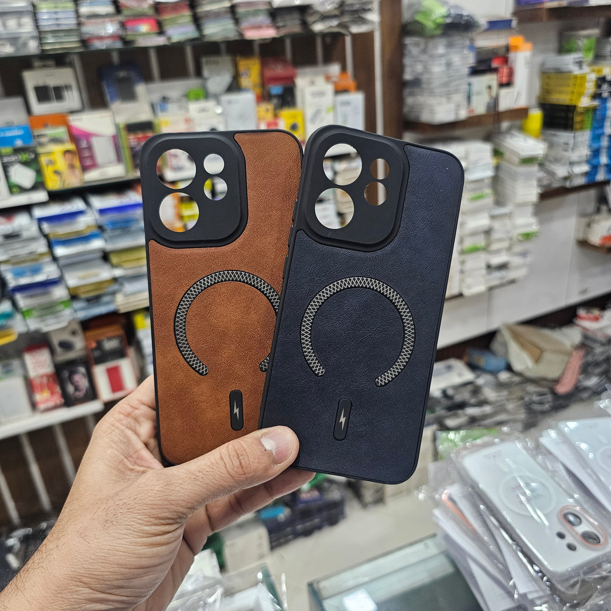 (Pack of 2)Oppo Reno 15 Pro 5g Soft MagSafe Design Slim Fit Back Case - Combo 2