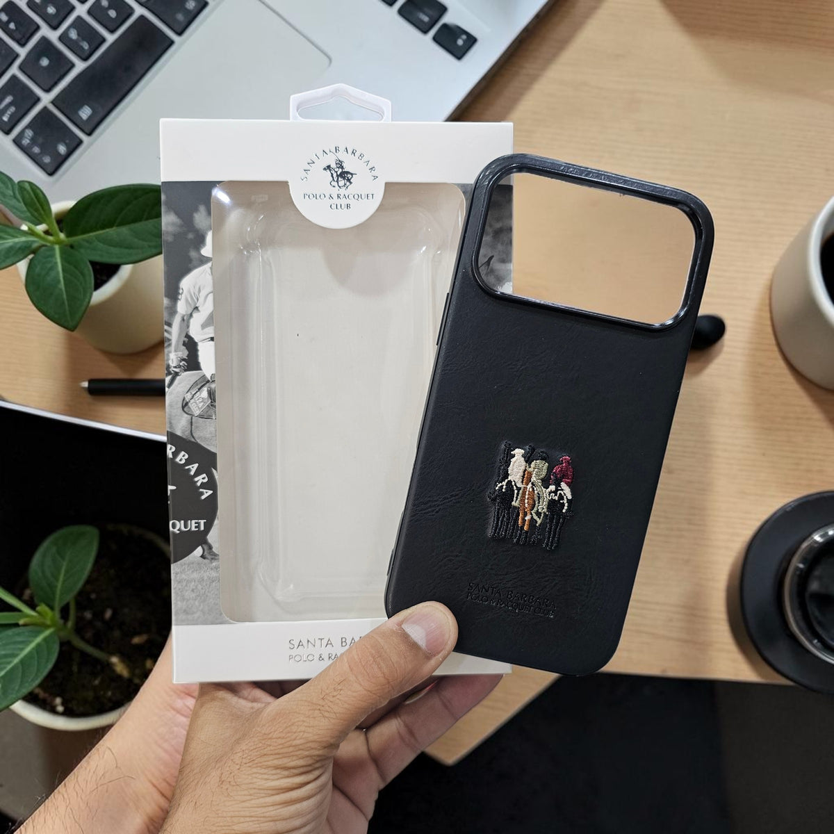 Apple iPhone 17 Pro Max Premium Us Polo Santa Barbara Justin Seris - Black