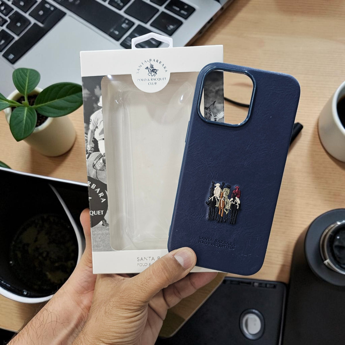 Apple iPhone 13 Pro Max Premium Us Polo Santa Barbara Justin Seris - Blue