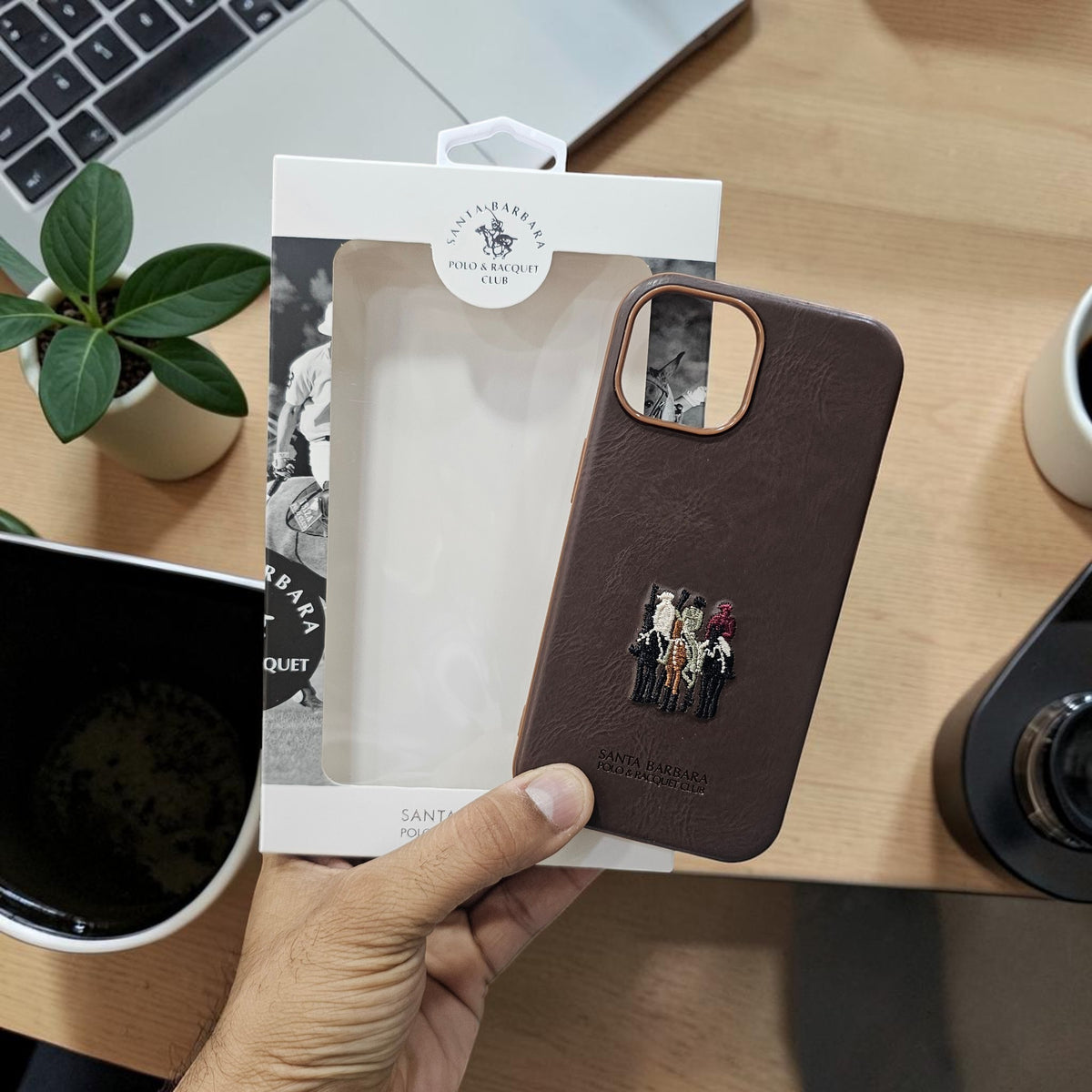 Apple iPhone 14 Premium Us Polo Santa Barbara Justin Seris - Brown