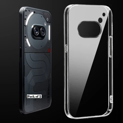 (Pack Of 2) Nothing Phone 2A 5g Anti-Yellow Crystal Clear Hard Back Case Cover