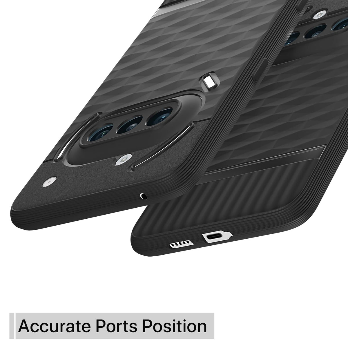 Nothing 3A 5G Soft Silicone Back Case Cover - Hexa Cube 1