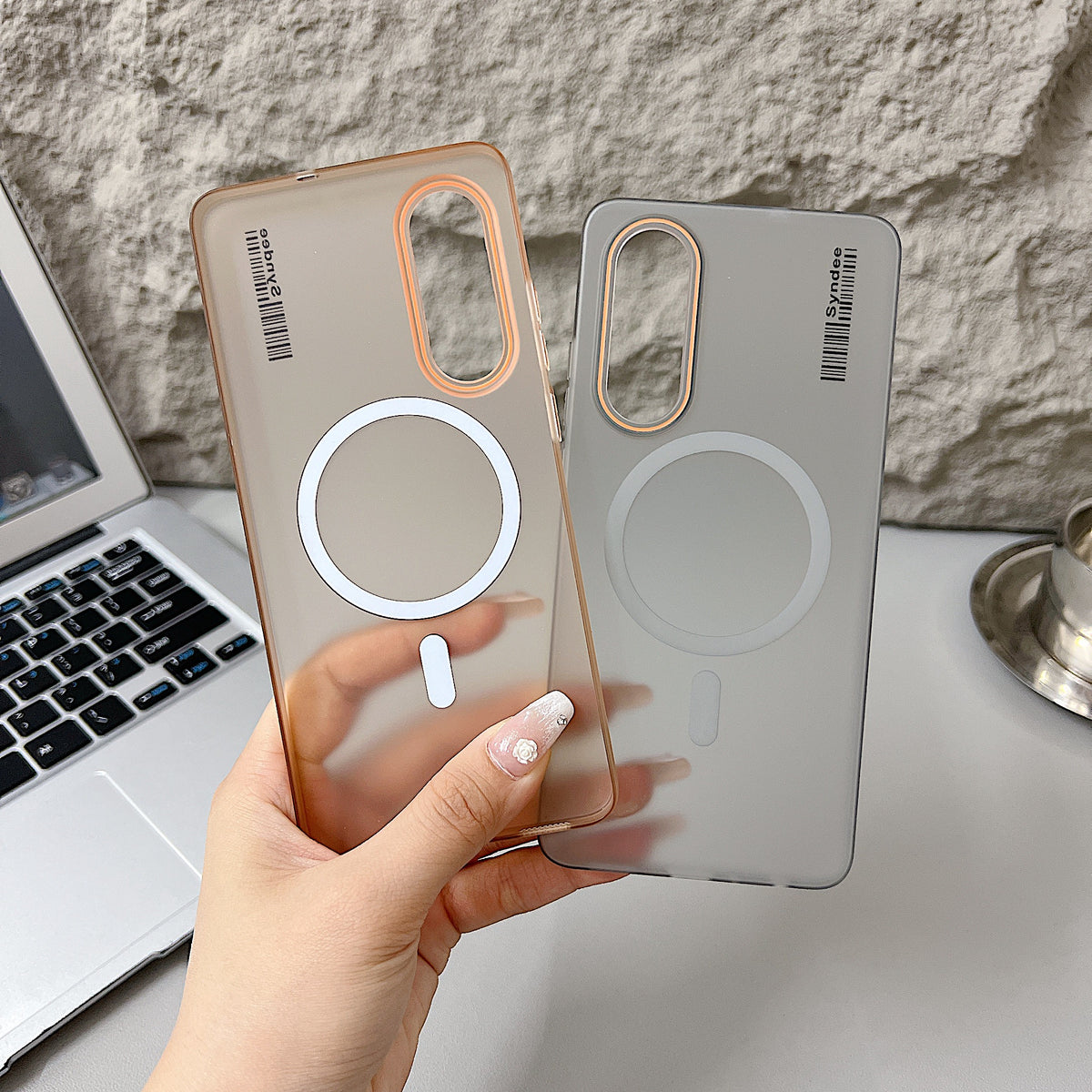 OnePlus Nord 5 5G Premium Magnetic Frosted Ultra Slim Back Case - Frosted Grey