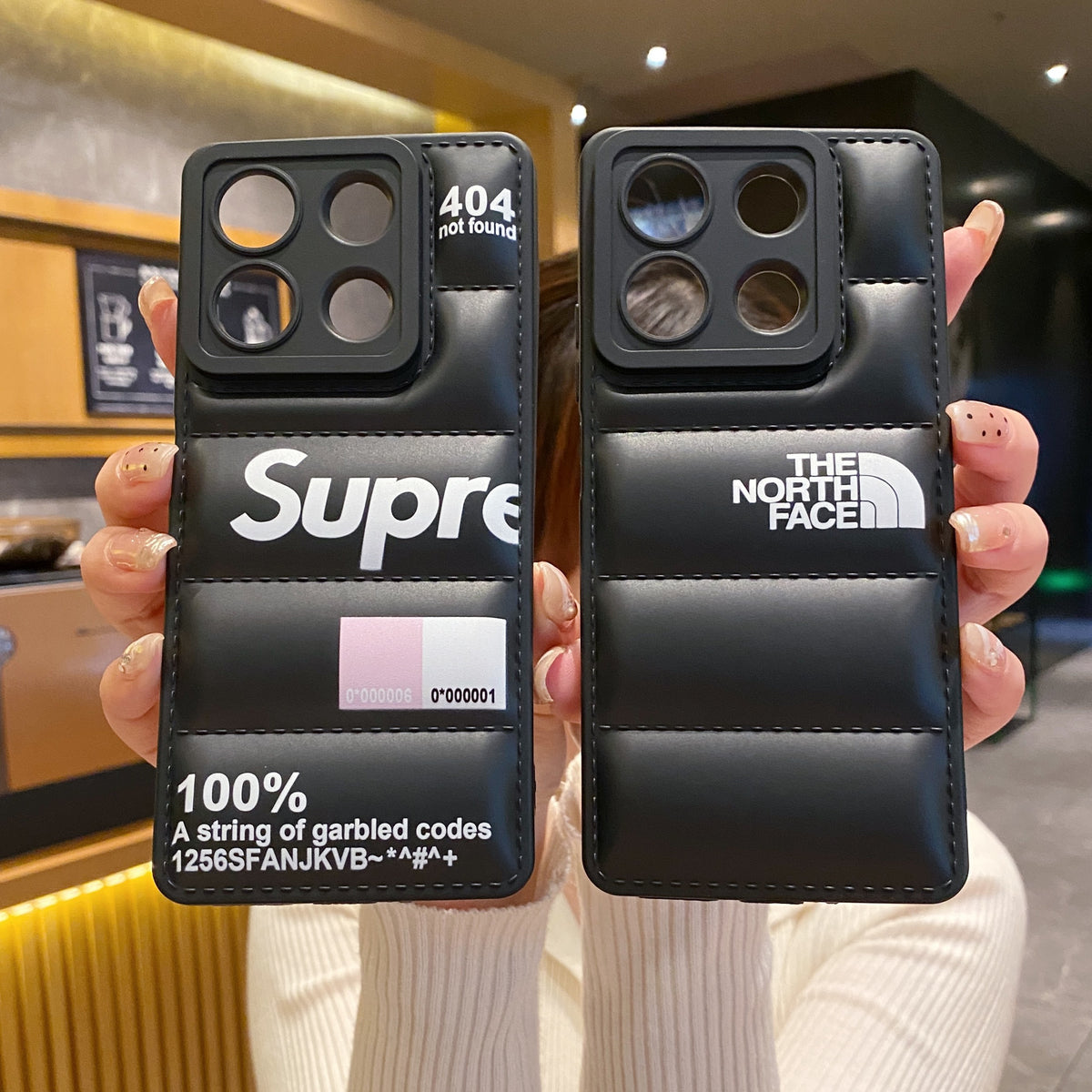 Redmi Note 13 Pro 5g Matte Soft Puff Jacket Case - Combo 2