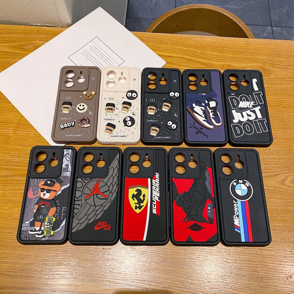 Redmi Note 14 5G Nike Soft Silicone Cute 3D Cartoon Back Cover Case - Nike 2