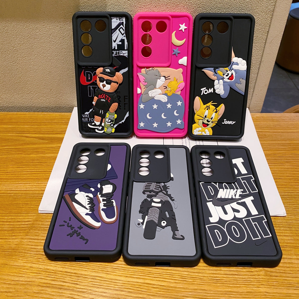 Vivo V27 5G Tom & Jerry Soft Silicone Cute 3D Cartoon Back Cover Case - Tom & Jerry