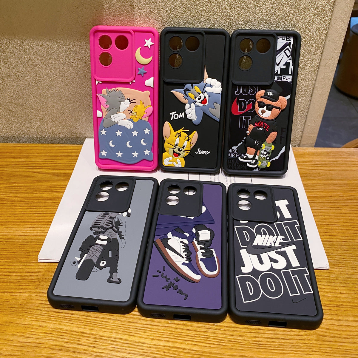 Vivo T2 Pro / iQoo Z7 Pro 5G Bear Soft Silicone Cute 3D Cartoon Back Cover Case - Bear
