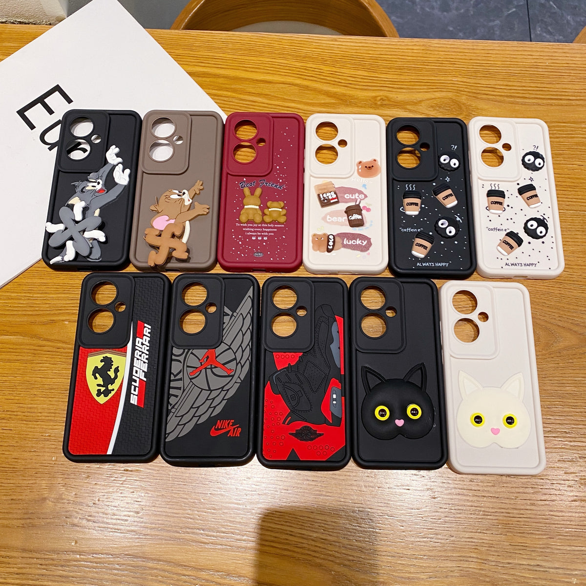 Oppo F25 Pro 5G Ferrari Soft Silicone Cute 3D Cartoon Back Cover Case - Ferrari