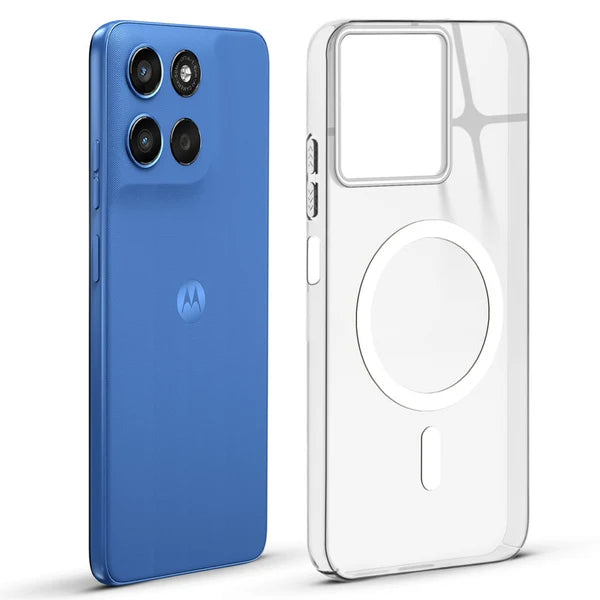 Motorola Moto G67/G57 Power 5g Anti-Yellow Crystal Clear With Magsafe Hard Back Case Cover