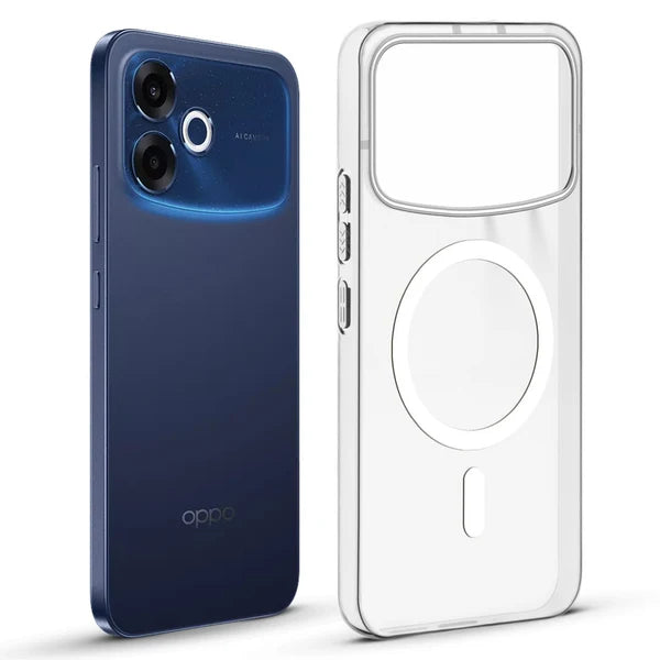 Oppo F33 Pro 5g Anti-Yellow Crystal Clear With Magsafe Hard Back Case Cover