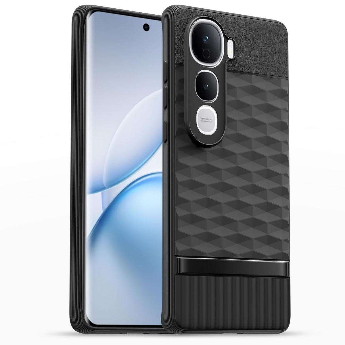 Vivo Y400 Pro 5G Soft Silicone Back Case Cover - Hexa Cube 1