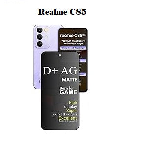 (Pack Of 3)Realme C85 5g Gaming Special D+ AG Matte Tempered Glass Anti Fingerprint