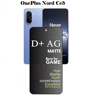 (Pack Of 1)OnePlus Nord Ce 5 5g Gaming Special D+ AG Matte Tempered Glass Anti Fingerprint