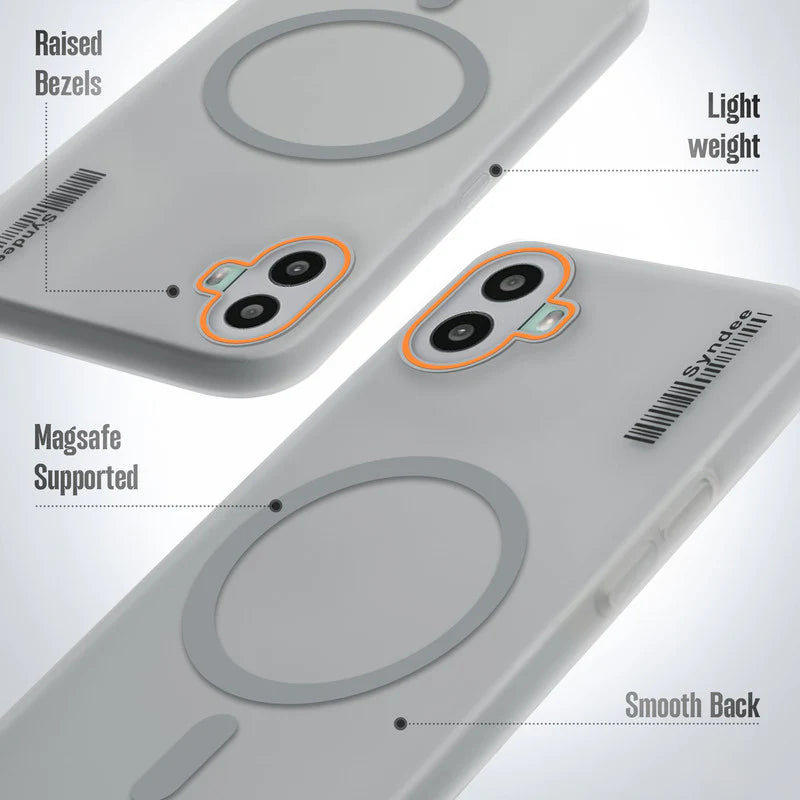 Nothing CMF Phone 1 5G Premium Magnetic Frosted Ultra Slim Back Case - Frosted Grey