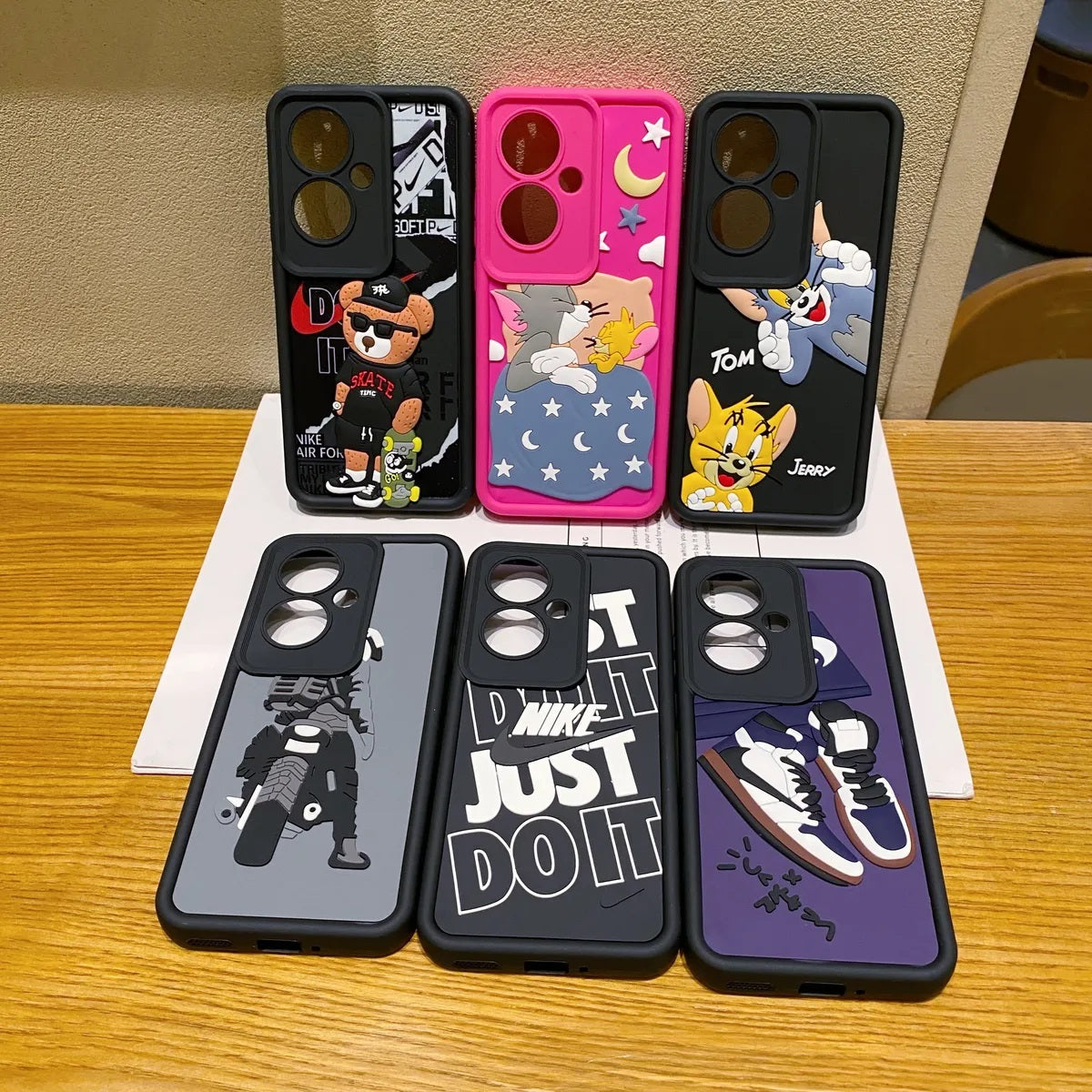 Oppo F25 Pro 5G Moto Rider Soft Silicone Cute 3D Cartoon Back Cover Case - Moto Rider