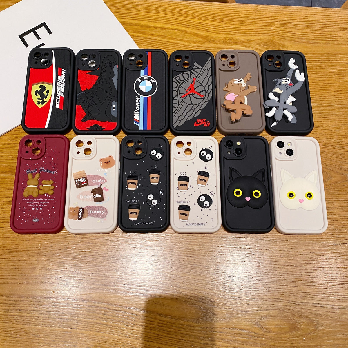 Apple iPhone Soft Silicone Cute 3D Cartoon Back Cover Case - BMW