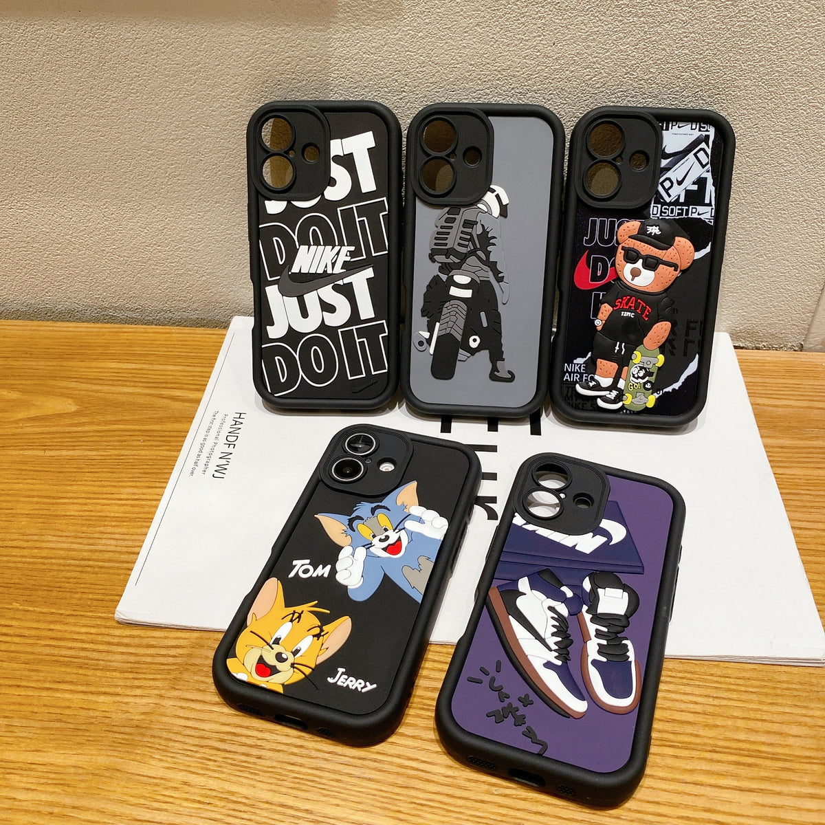 Apple iPhone 16 Series Bear Soft Silicone Cute 3D Cartoon Back Cover Case - Bear 1