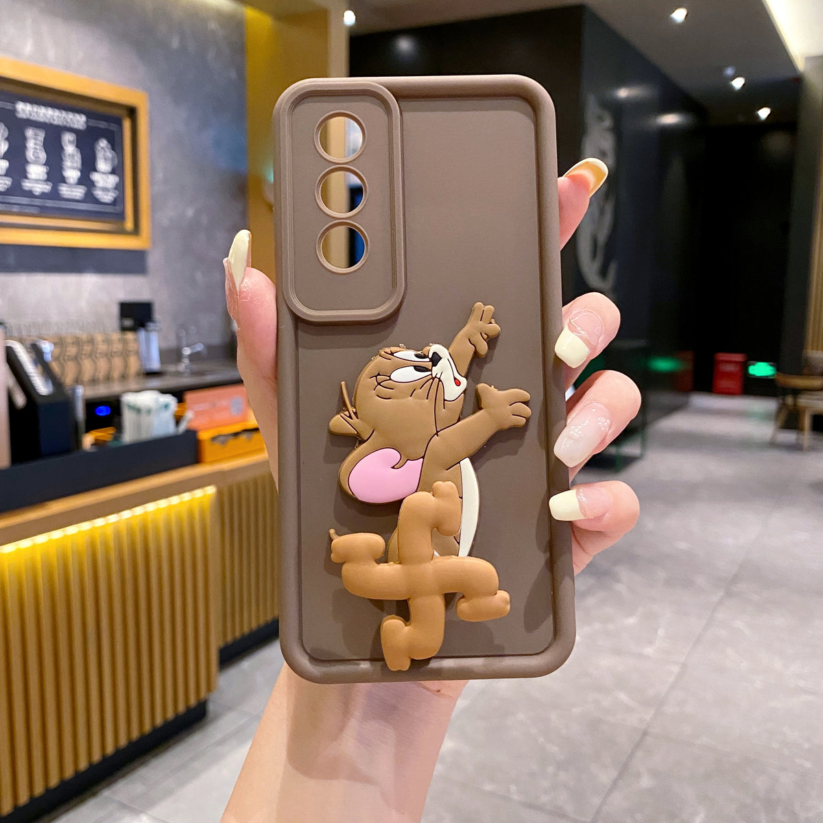 OnePlus Nord Ce 4 5G Spinner Jerry Soft Silicone Cute 3D Cartoon Back Cover Case - Spinner Jerry