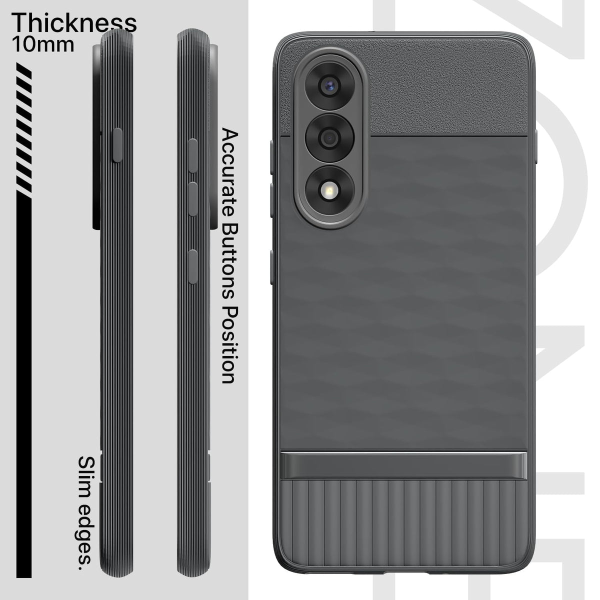 Oneplus Nord 5 5G Soft Silicone Back Case Cover - Hexa Cube 3