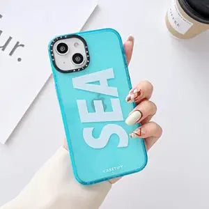 Apple iPhone 15 Soft Translucent Sea Printed Tpu Back Case Cover - Sea 1