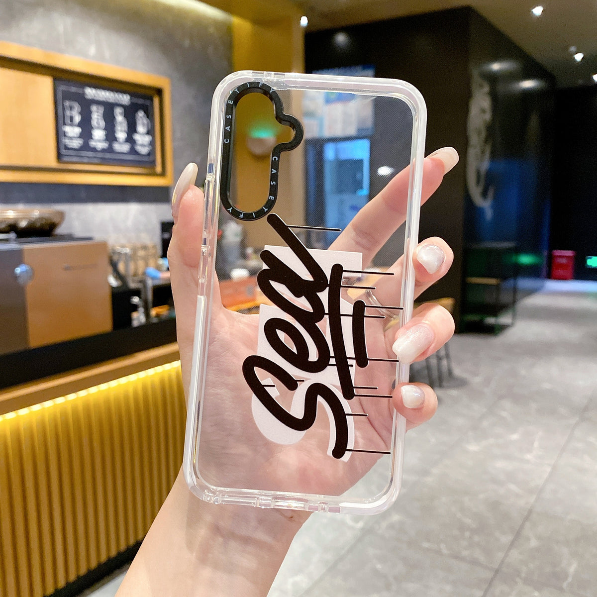 Samsung A14 Soft Translucent Sea Printed Tpu Back Case Cover - sea 4