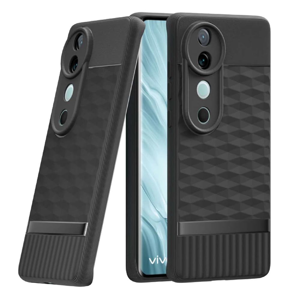 Vivo V40 5G Soft Silicone Back Case Cover - Hexa Cube 1