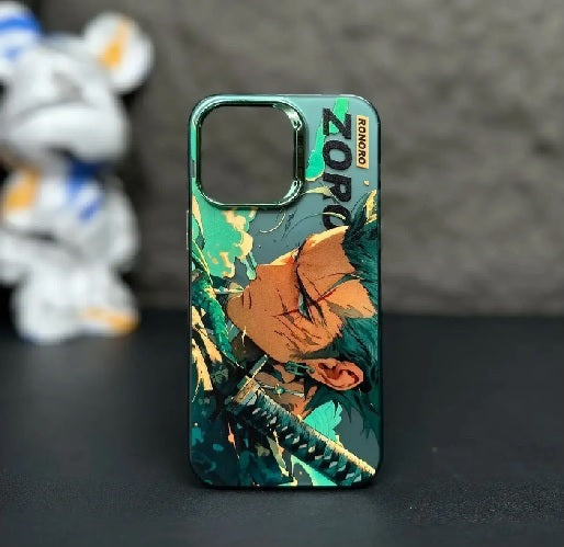 Apple iPhone 13 Pro Premium New Anime IMD Printed Gradient Back Case - Zoro