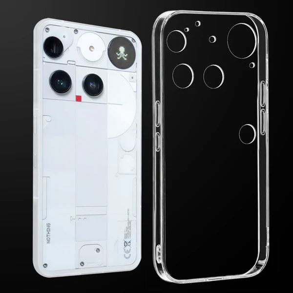 (Pack Of 2) Nothing Phone 3 5g Anti-Yellow Crystal Clear Hard Back Case Cover