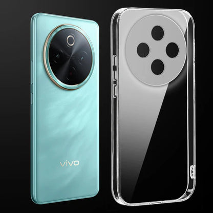 (Pack Of 2) Vivo T4 5g Anti-Yellow Crystal Clear Hard Back Case Cover