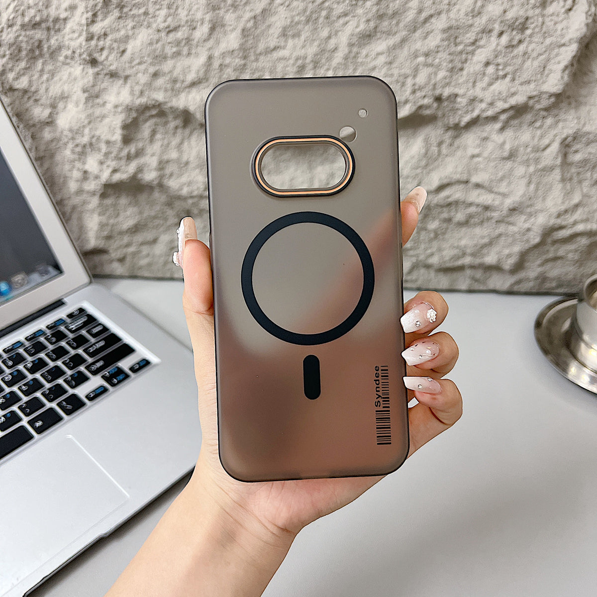 Nothing Phone 2A 5G Premium Magnetic Frosted Ultra Slim Back Case - Black