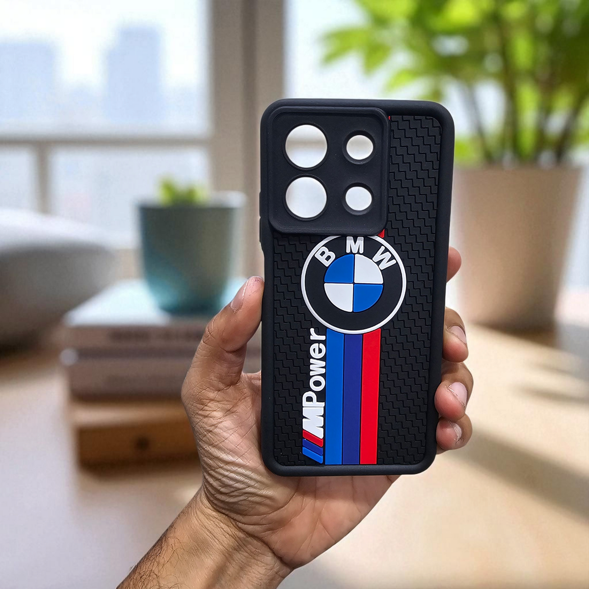 Redmi Note 13 5G BMW Soft Silicone Cute 3D Cartoon Back Cover Case - BMW