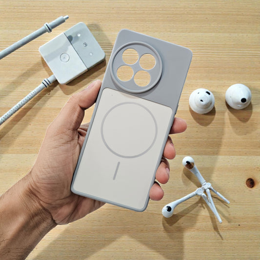 OnePlus 11R 5g Premium Magsafe Printed New Candy Color Back Case - Grey