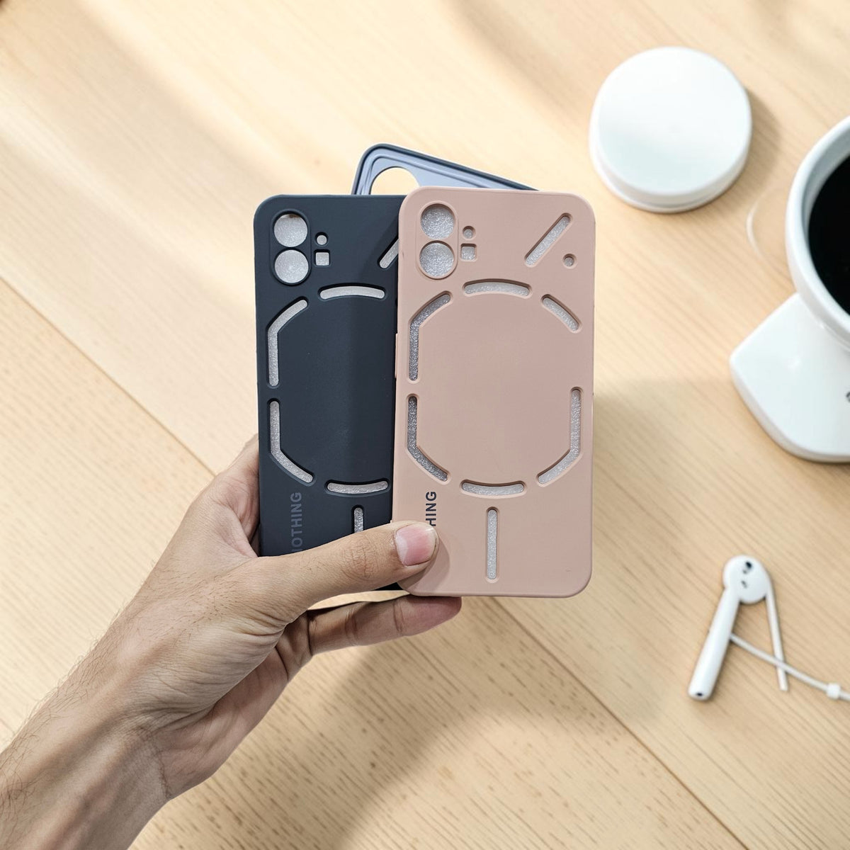 (Pack of 2) Silicone Case Cover for Nothung Cmf Phone 1 5G - Combo 5