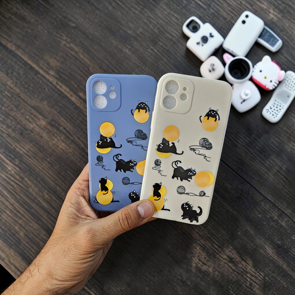 (Pack Of 2)IPhone 12/12 Pro 5g Premium Flower Printed Girlish Back Case Cover - Combo 1